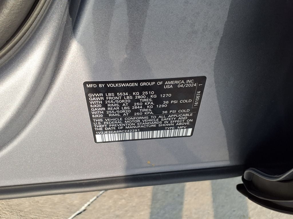 2024 Volkswagen Atlas Cross Sport 2.0T SE w/Technology