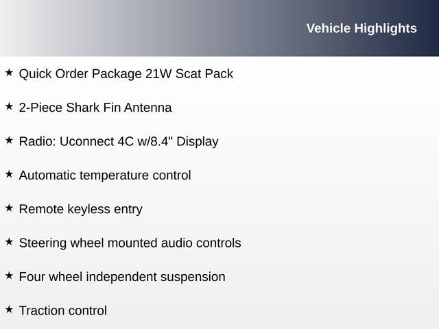 2023 Dodge Charger R/T Scat Pack