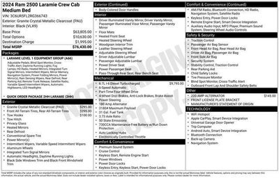 2024 RAM 2500 Laramie