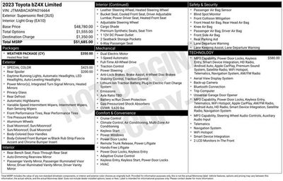 2023 Toyota bZ4X Limited