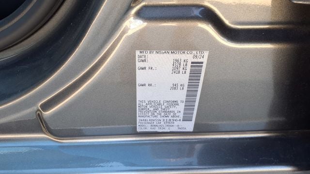 2025 Nissan Altima 2.5 SV