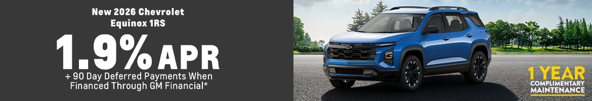 New 2026 Chevrolet Equinox 1RS