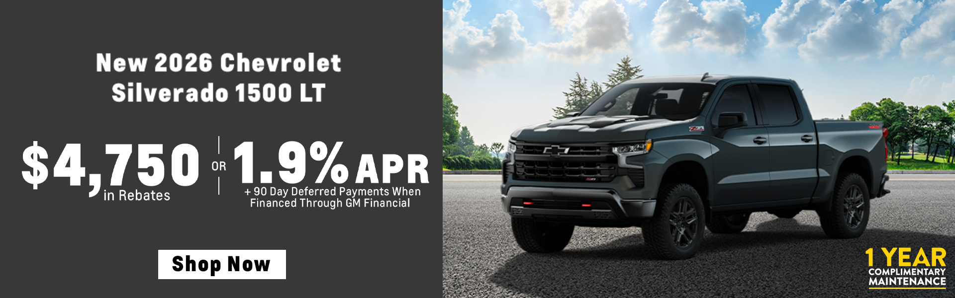 New 2026 Chevrolet Silverado 1500 LT