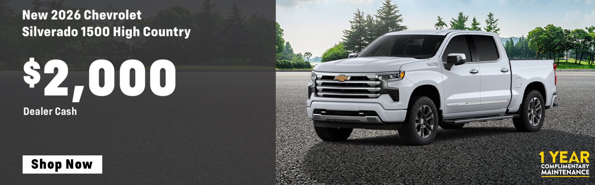 New 2026 Chevrolet Silverado 1500 High Country