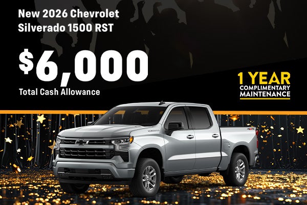 New 2026 Chevrolet Silverado 1500 RST