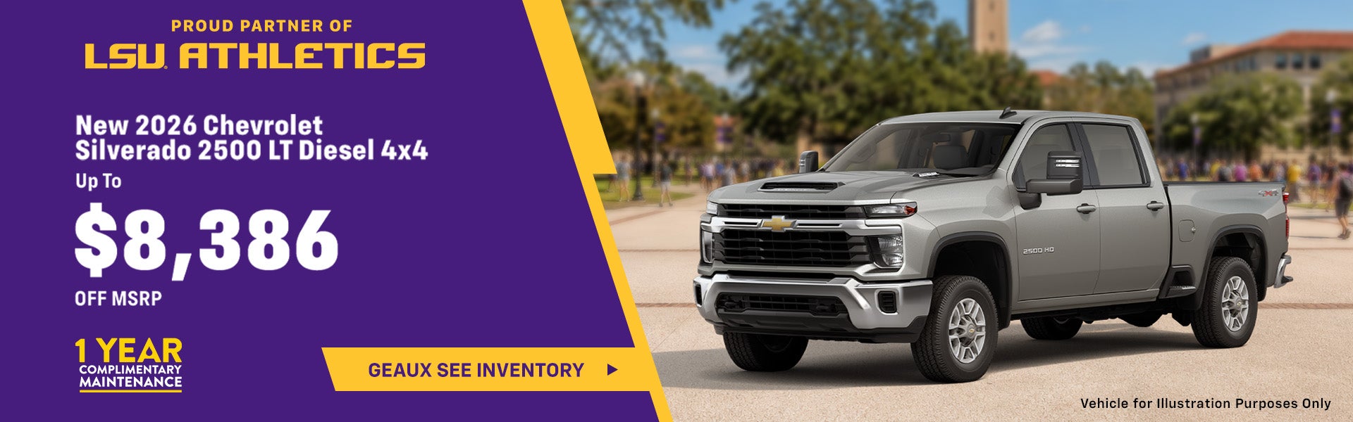 New 2026 Chevrolet Silverado 2500 LT Diesel 4x4