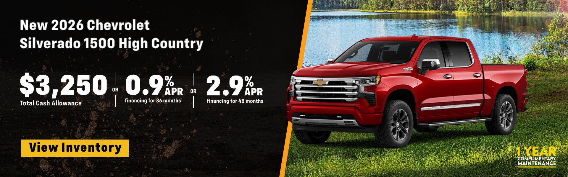 New 2026 Chevrolet Silverado 1500 High Country