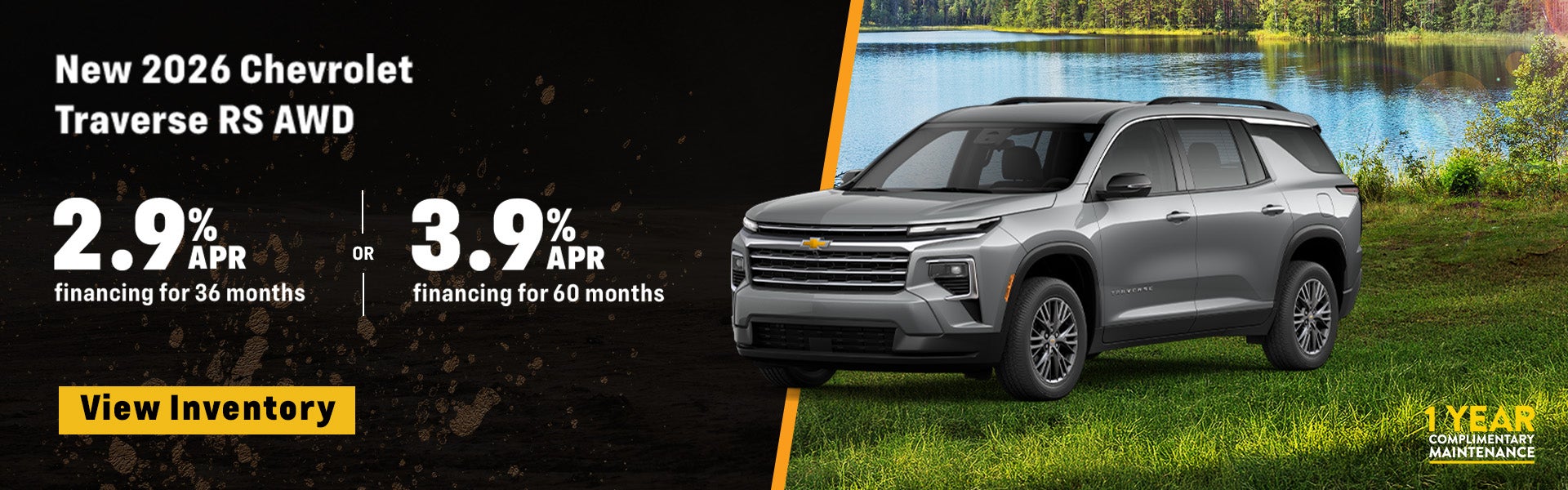 New 2026 Chevrolet Traverse RS AWD