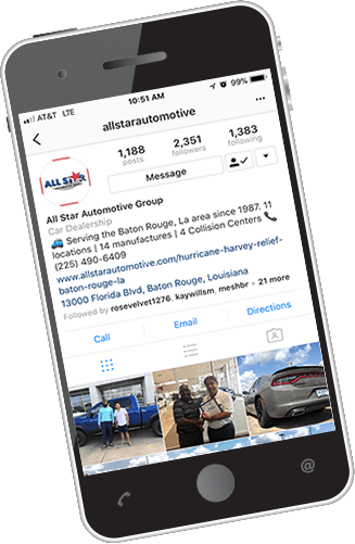 allstar website on phone